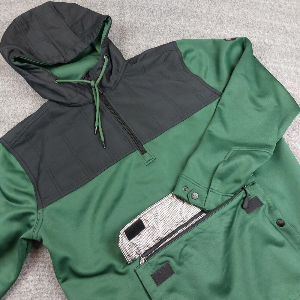 Legendary Whitetail Outdoors Men's Large Snack Happy Hooded Pullover Jacket